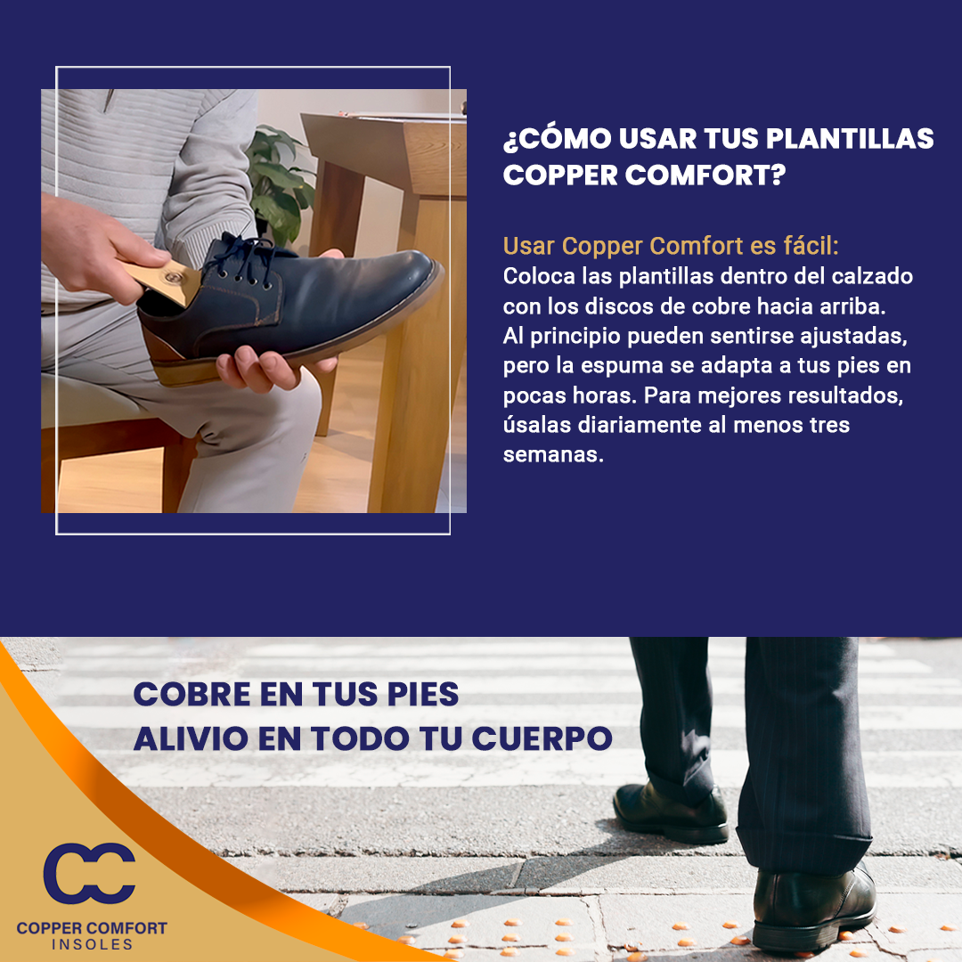 Plantillas con Cobre Copper Comfort
