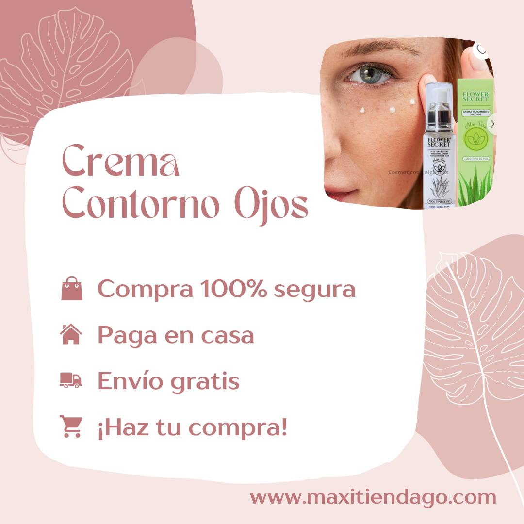 Crema para Contorno de Ojos con Aloe Vera
