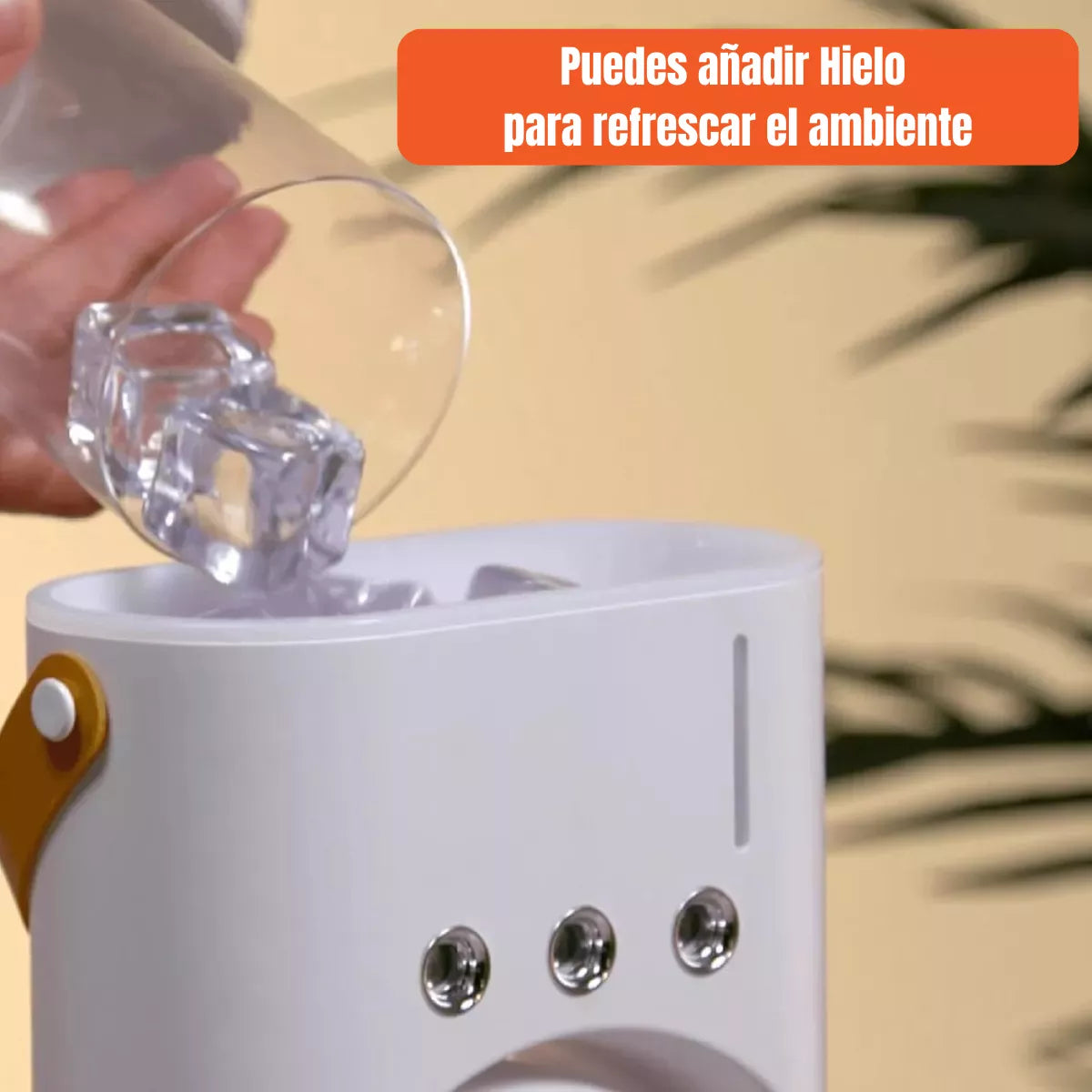 Doble Ventilador Humidificador Para Escritorio