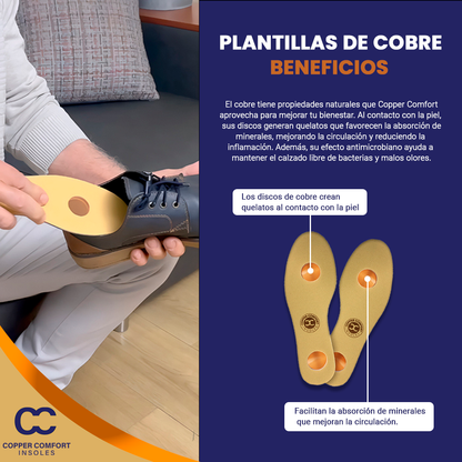 Plantillas con Cobre Copper Comfort