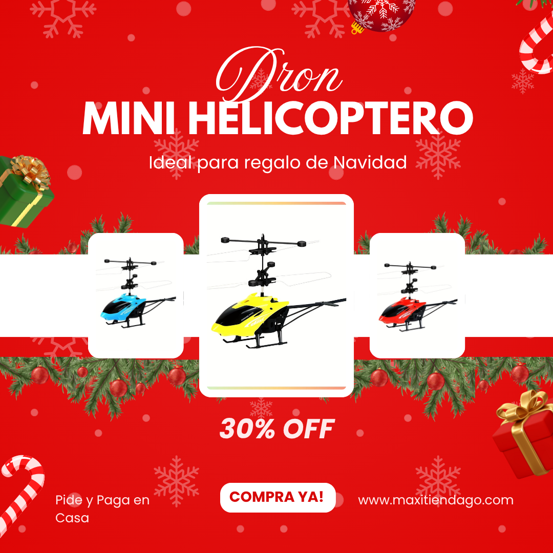 Dron Mini Helicóptero