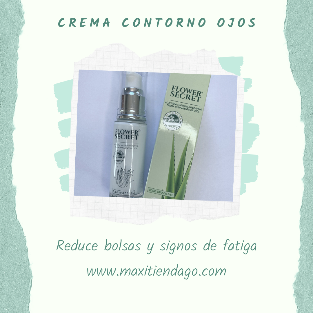 Crema para Contorno de Ojos con Aloe Vera