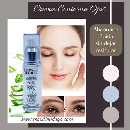 Crema para Contorno de Ojos con Aloe Vera