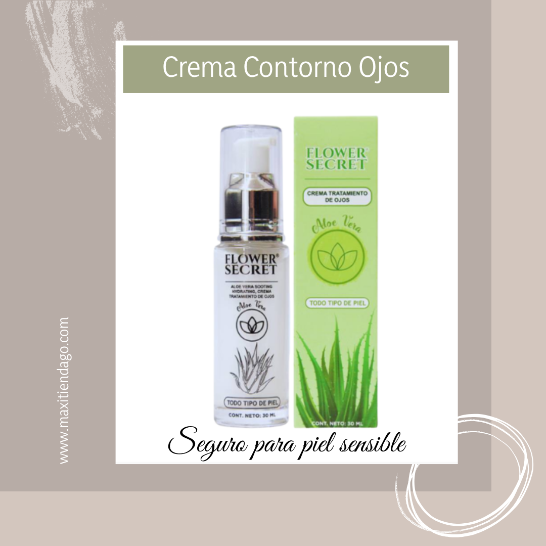 Crema para Contorno de Ojos con Aloe Vera