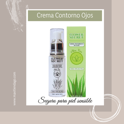Crema para Contorno de Ojos con Aloe Vera