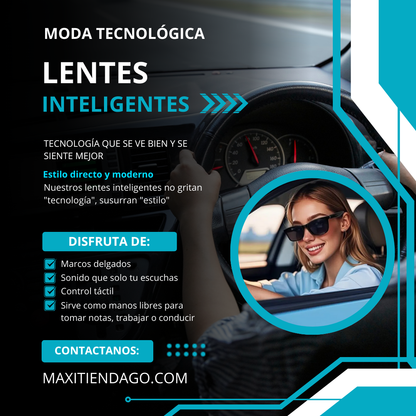 Lentes Inteligentes Bluetooth