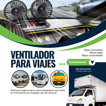 Ventilador Multiuso Doble Cabezal