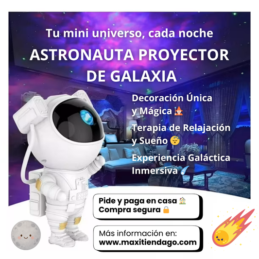 Astronauta Proyector de Galaxia