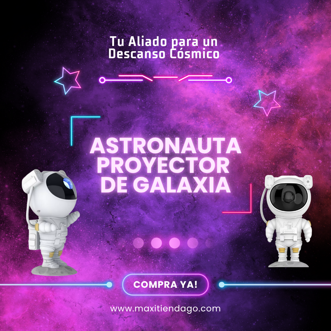 Astronauta Proyector de Galaxia