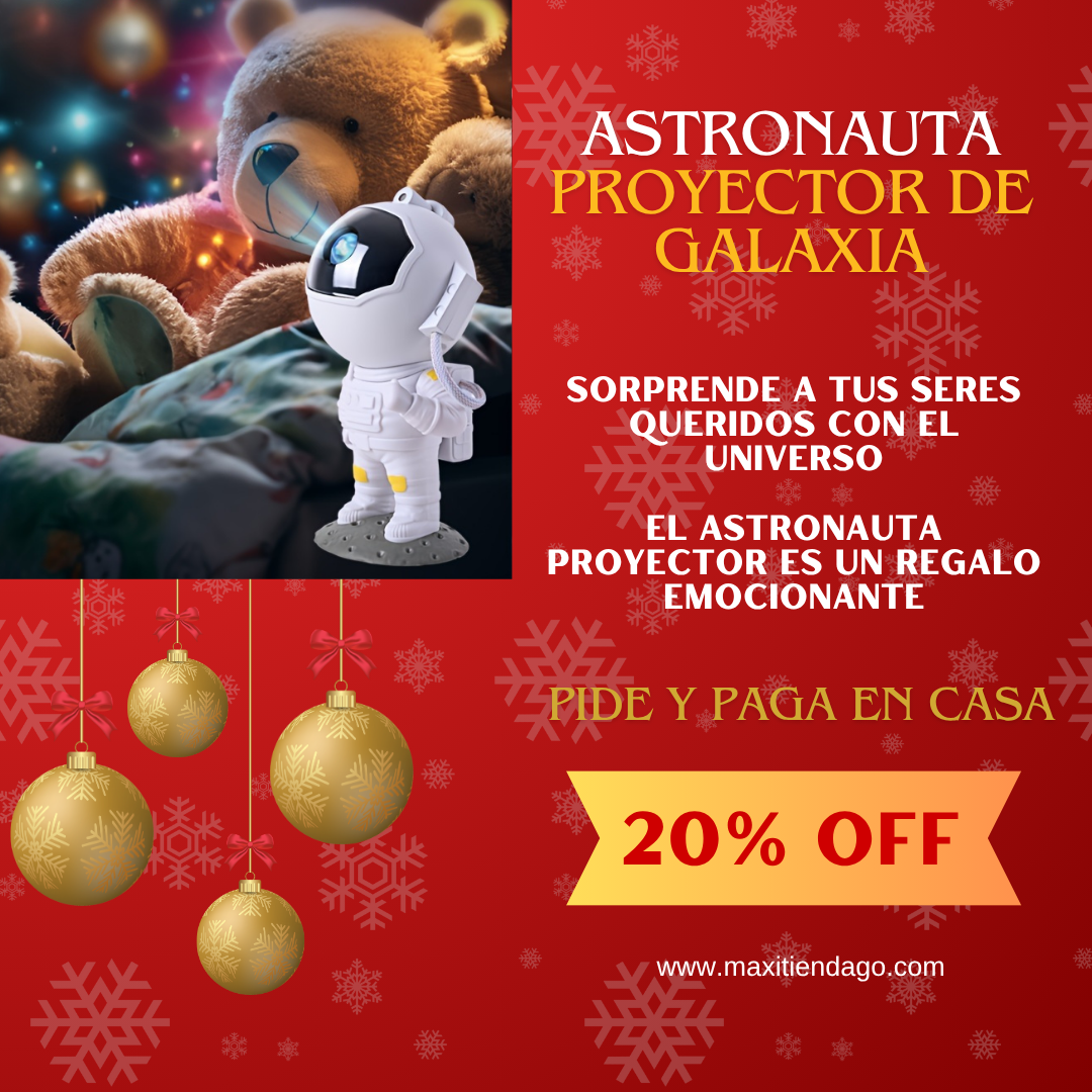 Astronauta Proyector de Galaxia