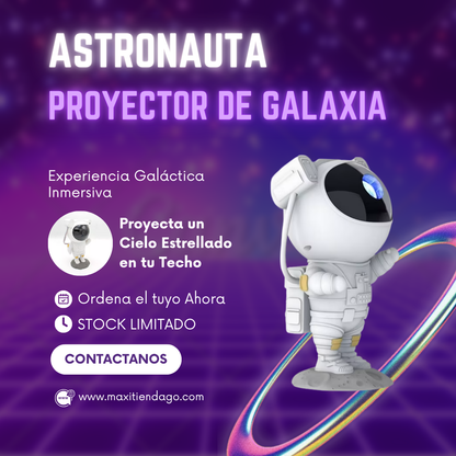 Astronauta Proyector de Galaxia