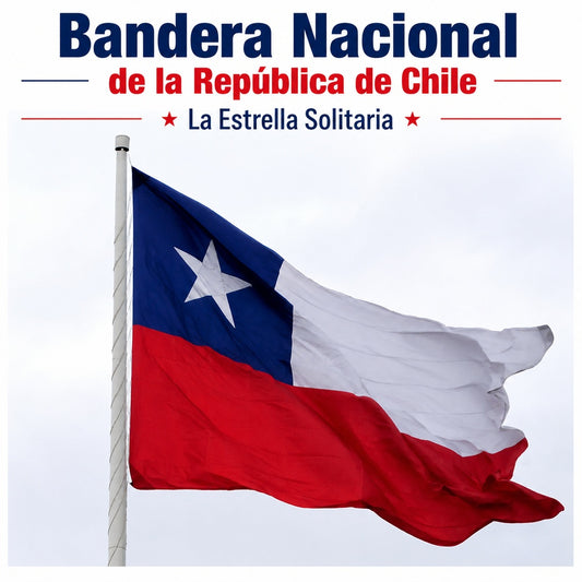 Bandera Chilena 90x150 Fiestas Patrias