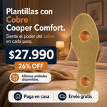 Plantillas con Cobre Copper Comfort
