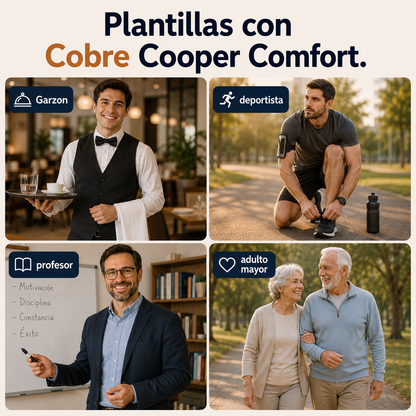 Plantillas con Cobre Copper Comfort
