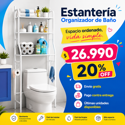 Estantería Organizador de Baño