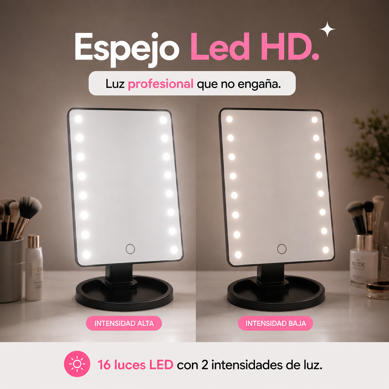 Espejo Led HD