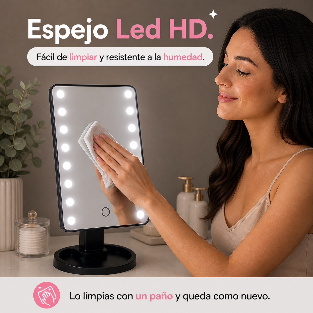 Espejo Led HD
