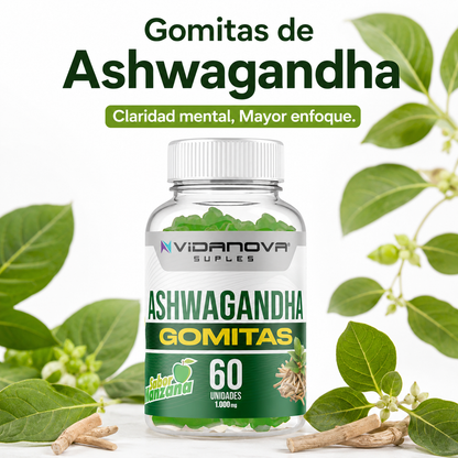 60 GOMITAS ASHWAGANDHA 1000mg