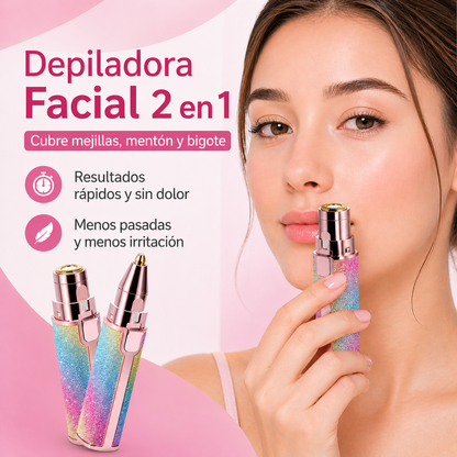 Depilador Facial Portatil 2 en 1