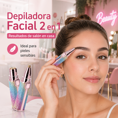 Depilador Facial Portatil 2 en 1