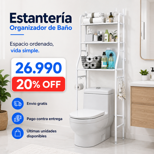 Estantería Organizadora de Baño