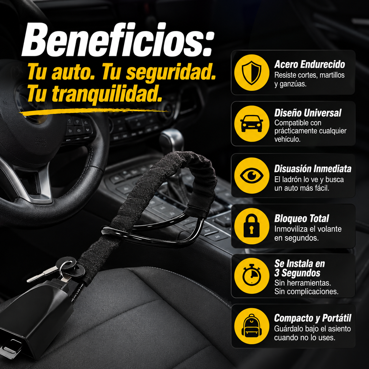 Traba Volante Seguro Total