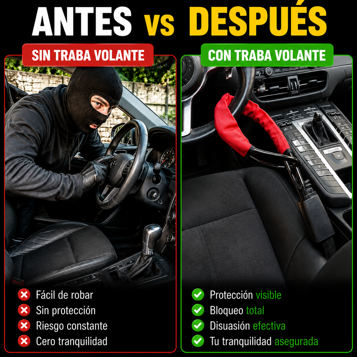 Traba Volante Seguro Total