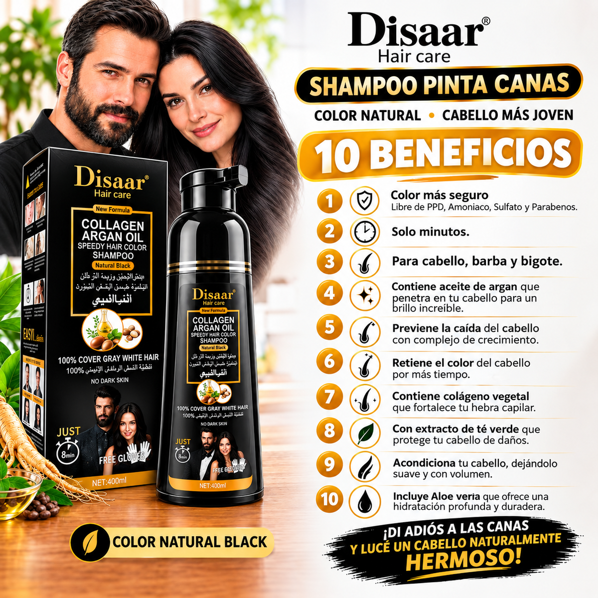 Shampoo Pinta Canas Disaar