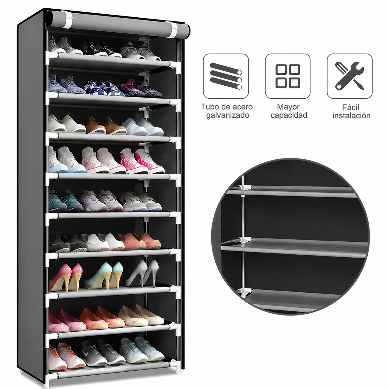 Zapatero Organizador Vertical