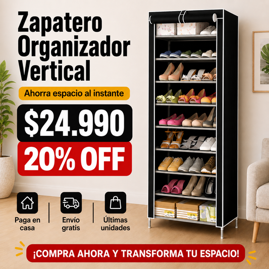 Zapatero Organizador Vertical