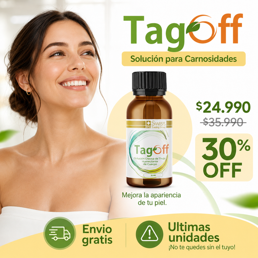 Tag Off Solución para Carnosidades