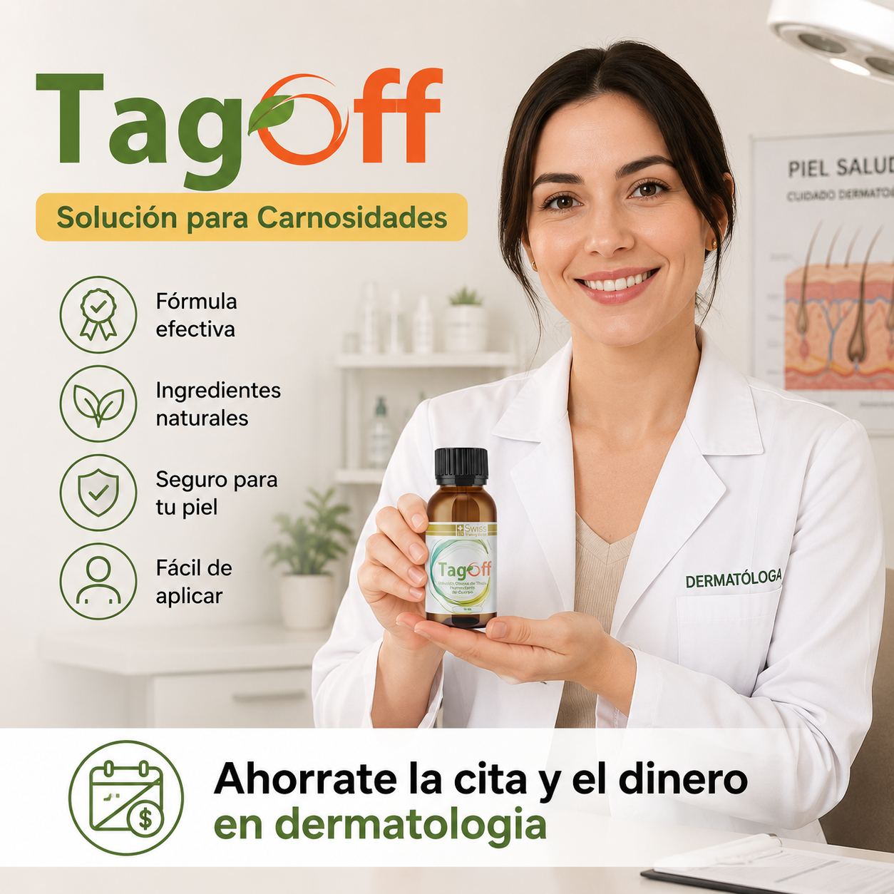 Tag Off Solución para Carnosidades