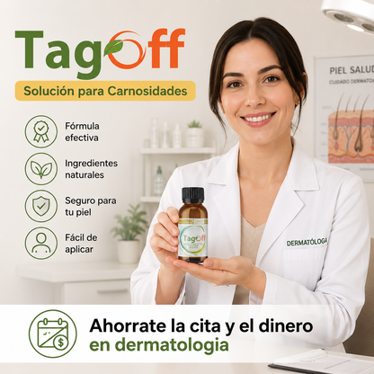 Tag Off Solución para Carnosidades