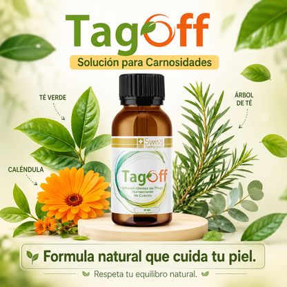 Tag Off Solución para Carnosidades