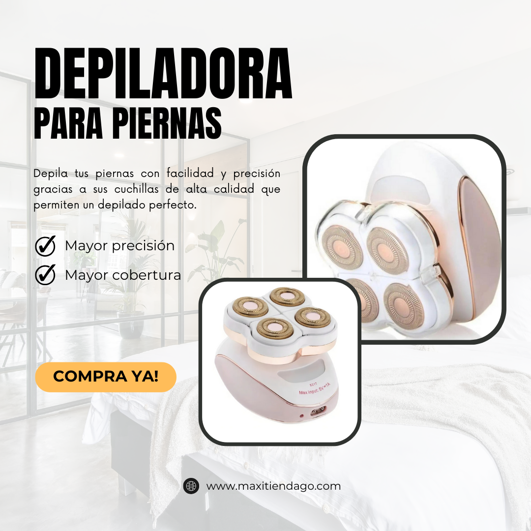 Depiladora Eléctrica para Piernas