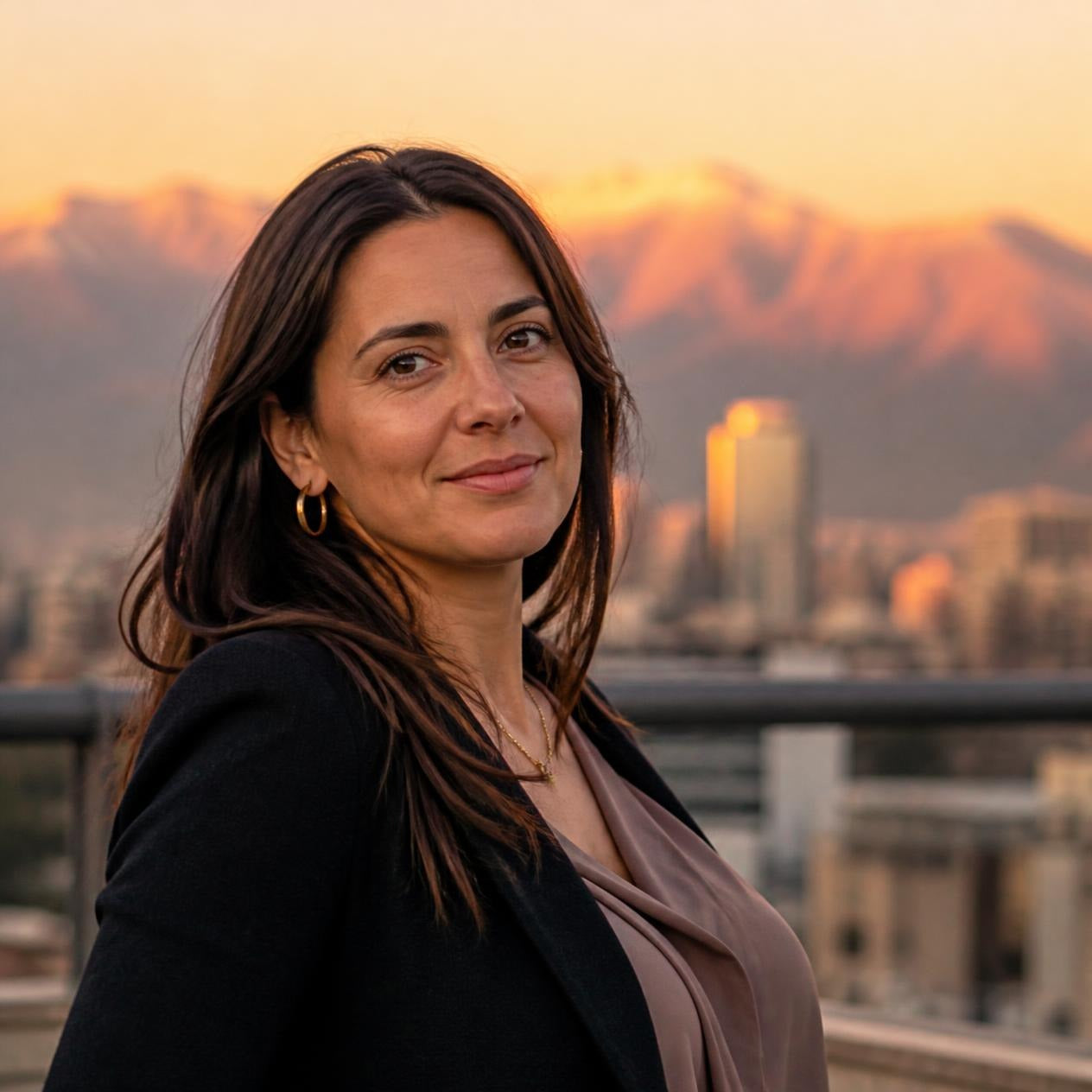 Javiera Mendoza, Santiago