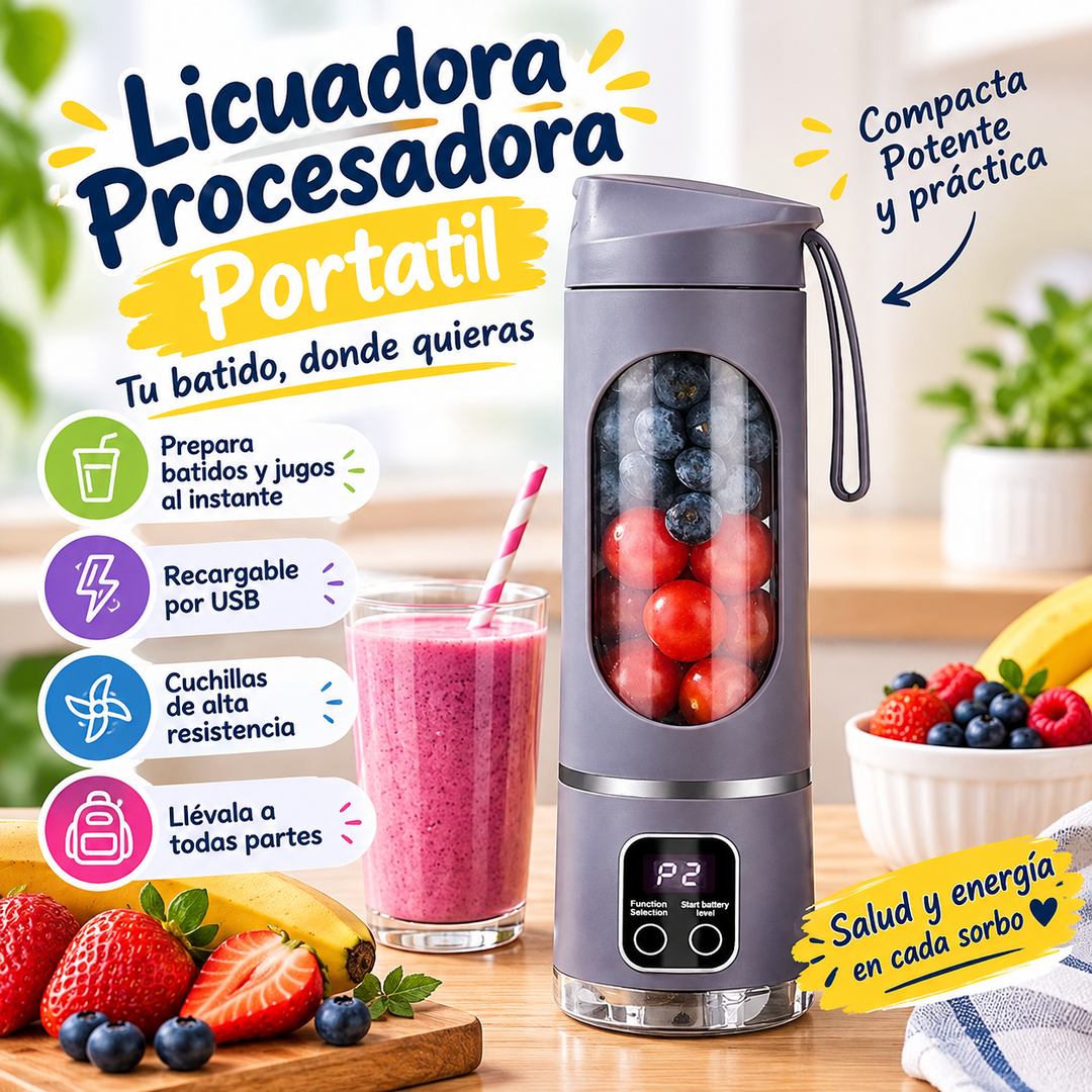 Licuadora Procesadora Portátil