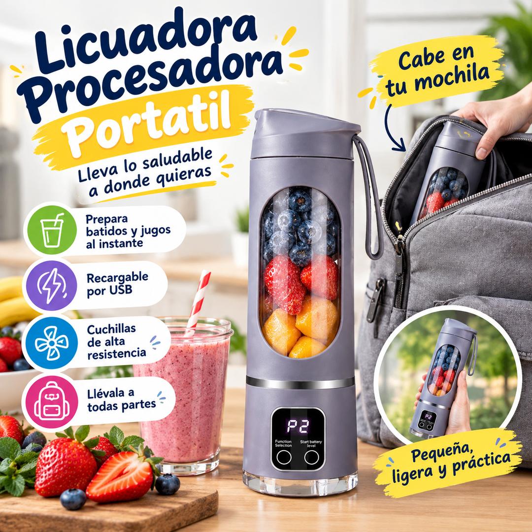 Licuadora Procesadora Portátil