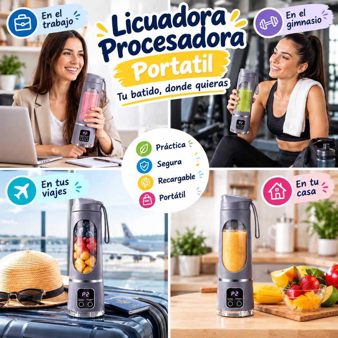 Licuadora Procesadora Portátil