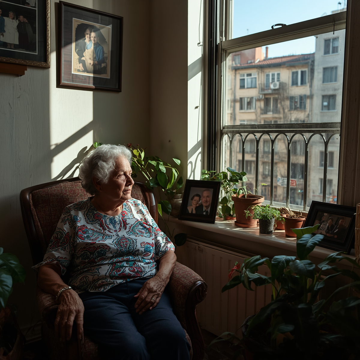 María Elena González, Santiago