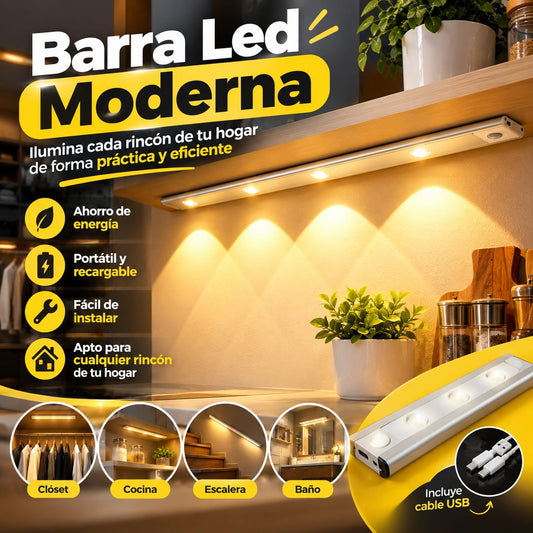 Barra Luz Led Moderna