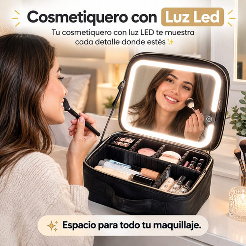 Cosmetiquero con Luz LED