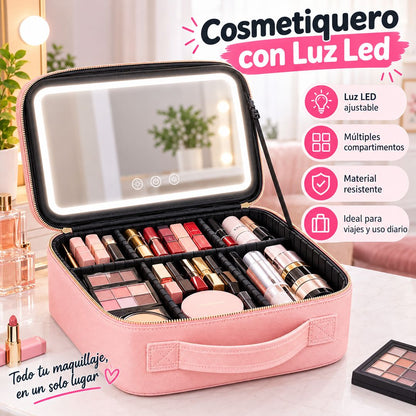 Cosmetiquero con Luz LED