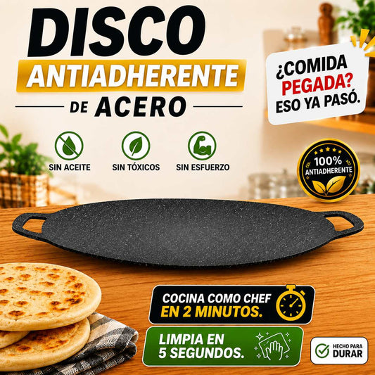 Disco Antiadherente de Acero