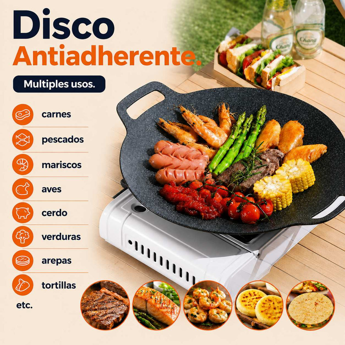 Disco Antiadherente de Acero