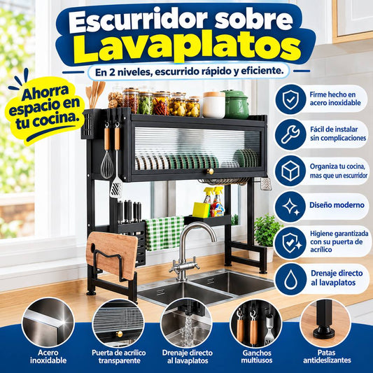 Escurridor sobre Lavaplatos