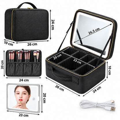 Cosmetiquero con Luz LED