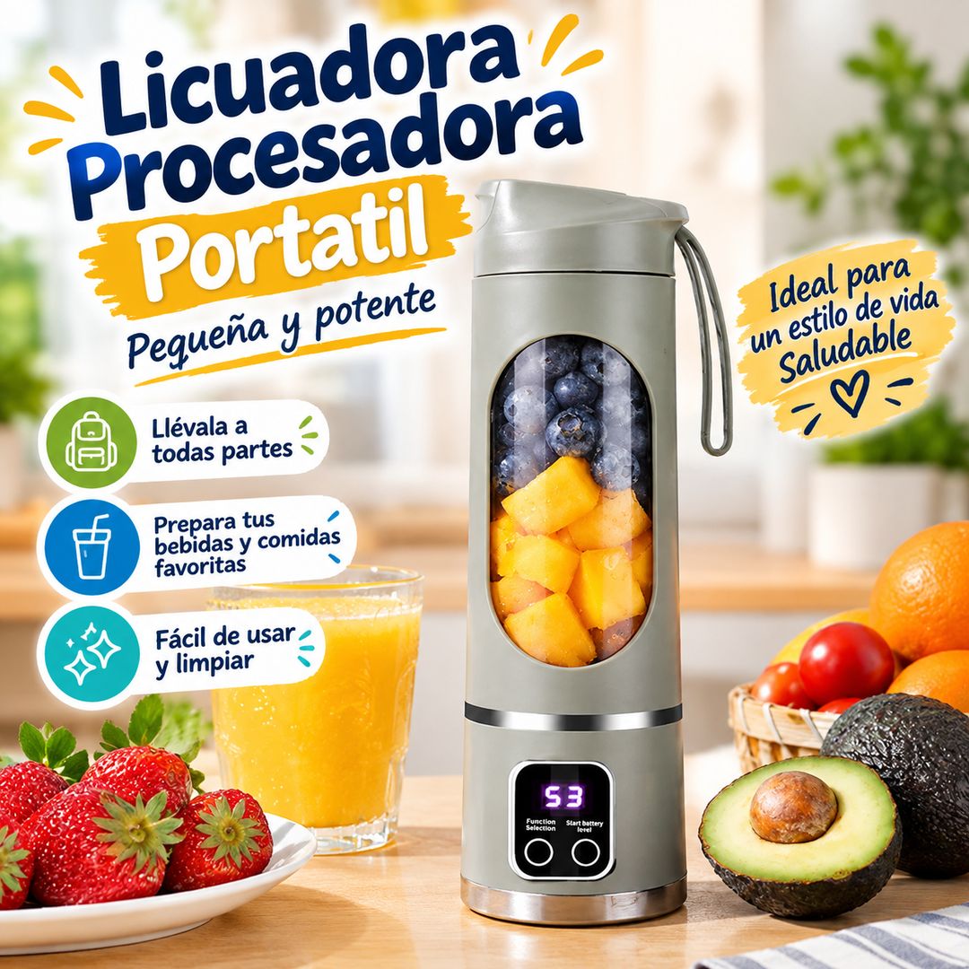 Licuadora Procesadora Portátil