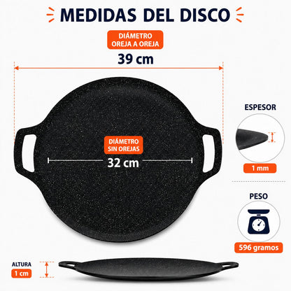 Disco Antiadherente de Acero
